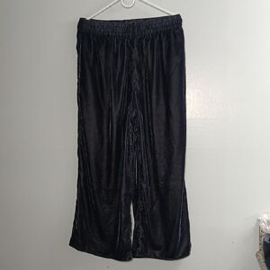Topshop Navy Textured Pants